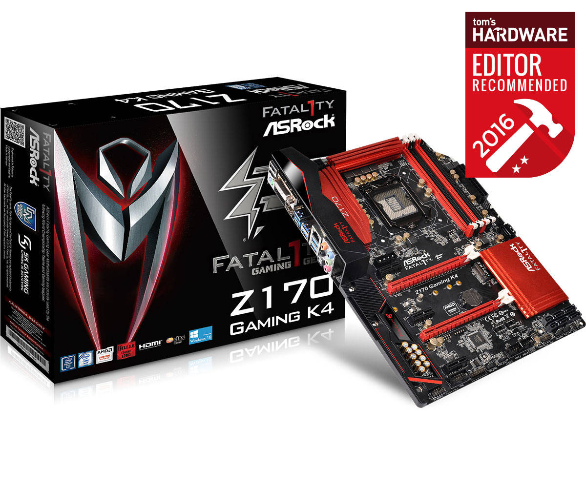 Asrock Fatal1ty Z170 Gaming K4 - Motherboard Specifications On